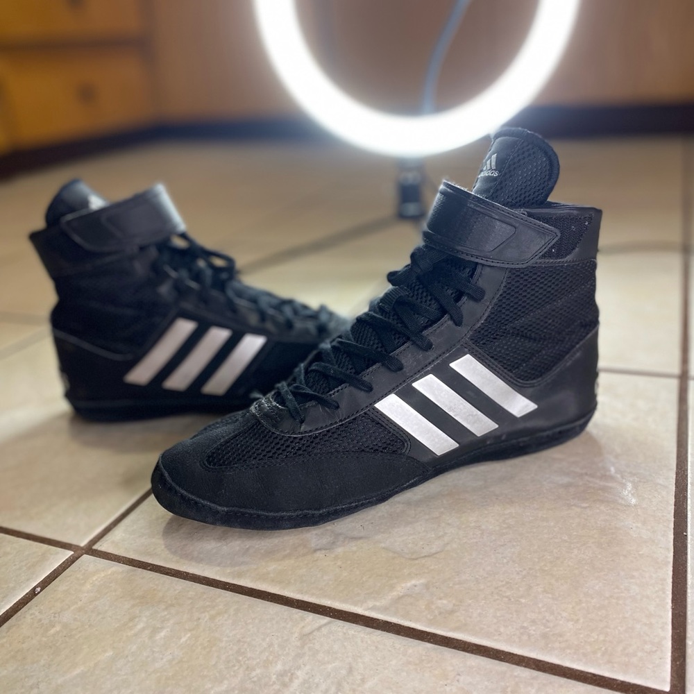 Adidas SAMPLES ! Adidas Combat Speed 5 Wrestling Boots Adult Boxing Shoes Mens - Picture 8 of 9